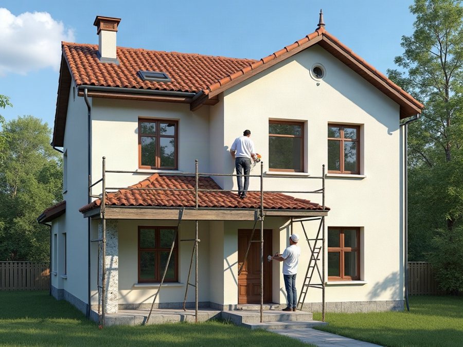 Штукатурка фасада по утеплителю Штукатурка фасада по утеплителю