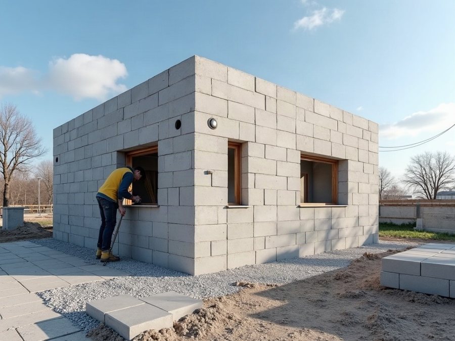Кладка стен из газосиликатного блока Кладка стен из газосиликатного блока